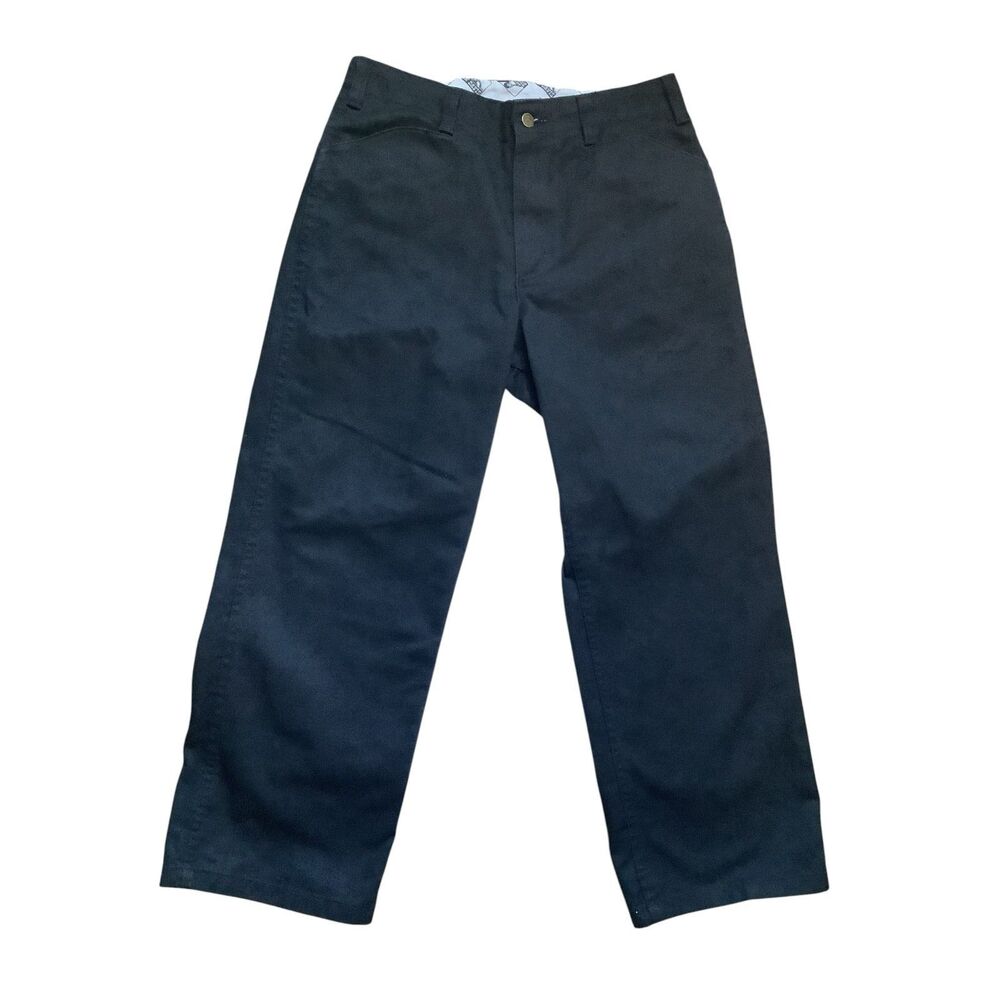 BEN DAVIS Black Original Twill Workwear Pants Size 32 - Picture 1 of 4